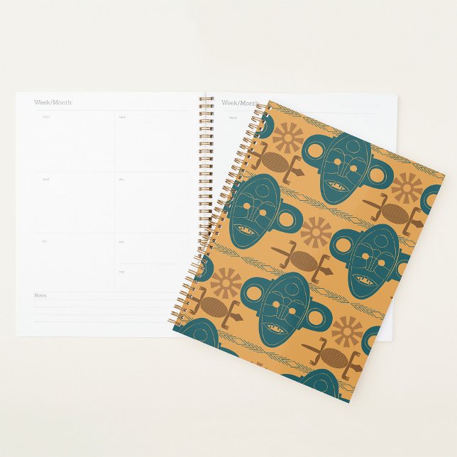Tribal Mask African Ethnic Face Pattern Planner (Creator Uploaded)
