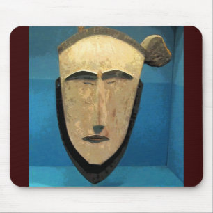 Tribal Mask CB Mouse Pad