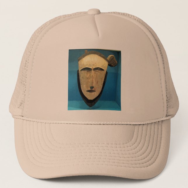 Tribal Mask CB Trucker Hat (Front)