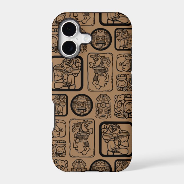 Tribal MAYA ancient mask pattern 1 (Back)