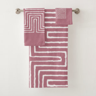 Tribal Maze Bath Towel Set