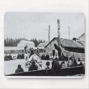 Tribal Meeting Mouse Pad