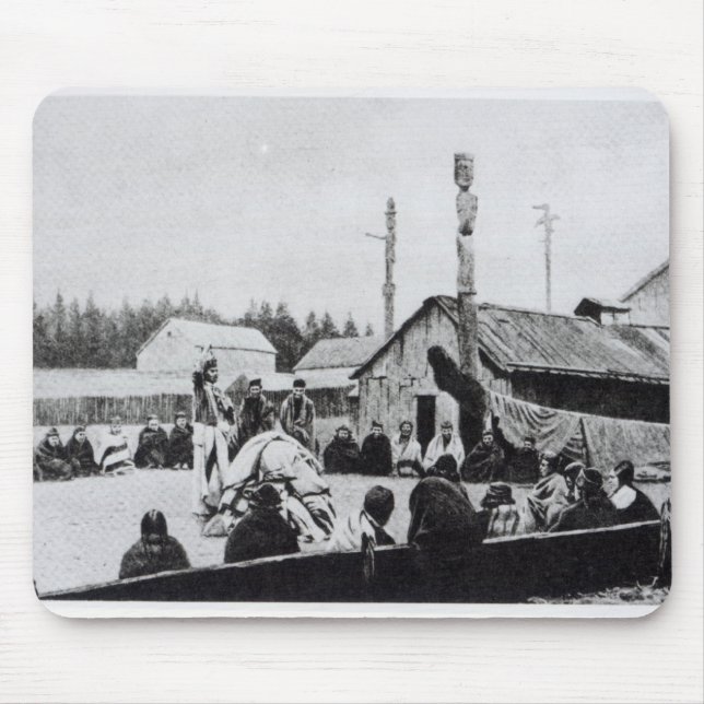 Tribal Meeting Mouse Pad (Front)