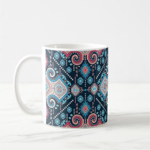 Tribal mexican vintage ethnic seamless pattern coffee mug