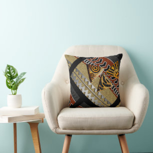 Tribal Motif  Throw Pillow