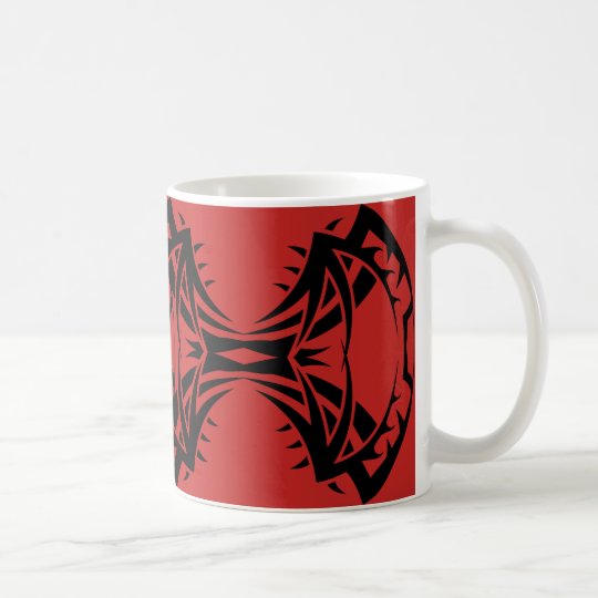 Tribal mug 14 black to over network