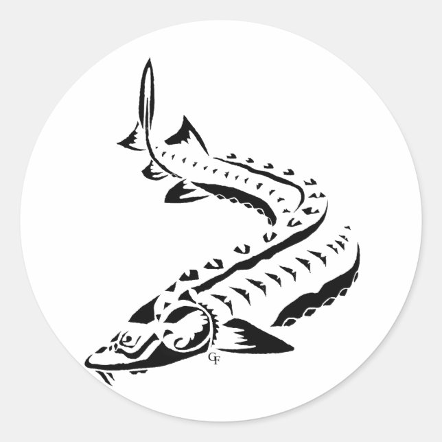 Tribal NEW Classic Round Sticker (Front)