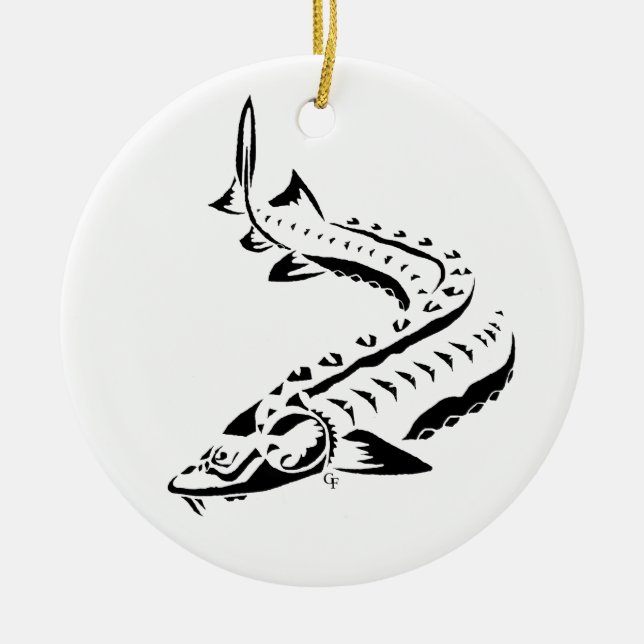 Tribal New White Ornament (Front)