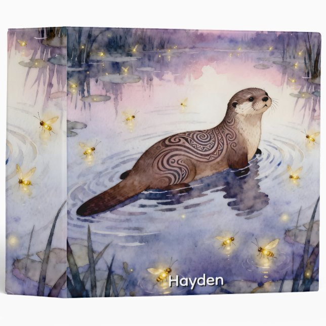 Tribal Otter Binder (Front/Spine)