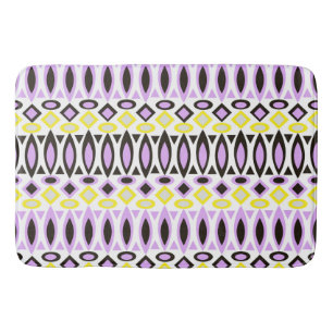 Tribal pattern bath mat