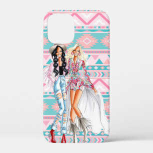 Tribal Pattern Cowgirl iPhone Case