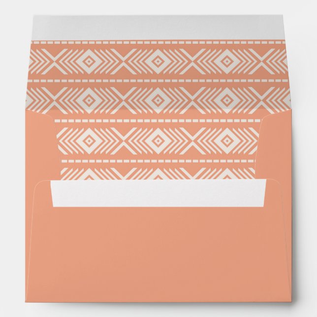 Tribal pattern envelope (Back (Bottom))