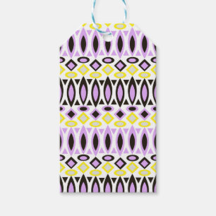 Tribal pattern gift tags