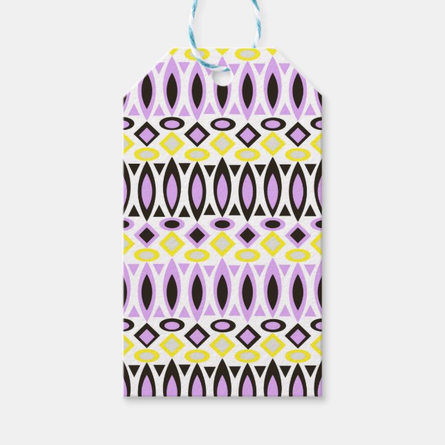 Tribal pattern gift tags (Front)