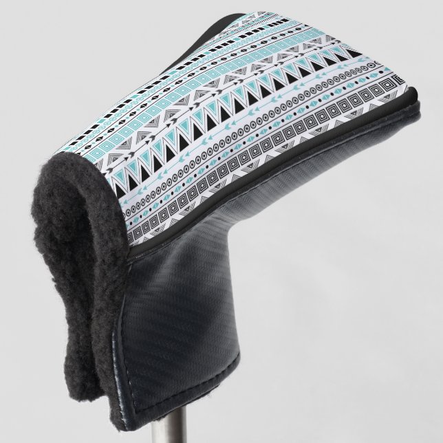 Tribal Pattern Golf Head Cover (3/4 Front)