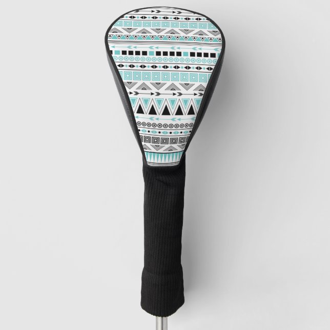 Tribal Pattern Golf Head Cover (Front)