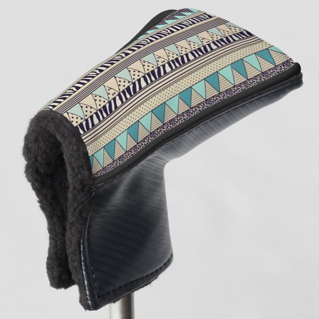 Tribal Pattern Golf Head Cover (3/4 Front)