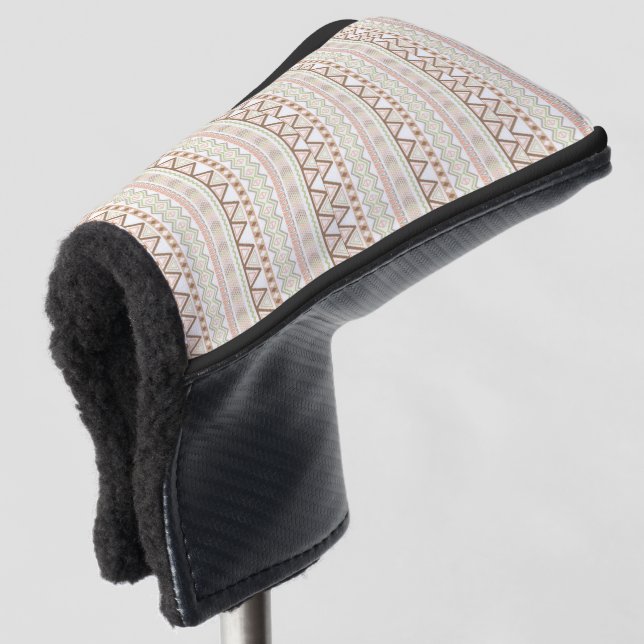 Tribal Pattern Golf Head Cover (3/4 Front)