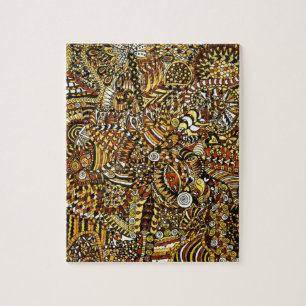 Tribal Pattern Jigsaw Puzzle