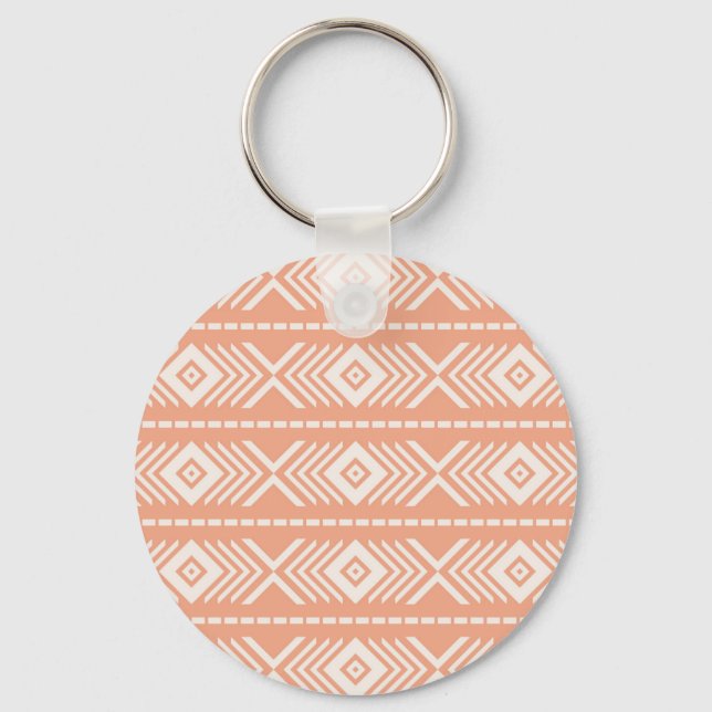Tribal pattern keychain (Front)