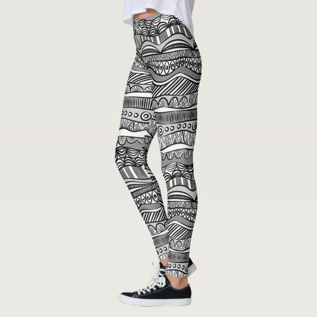 Tribal Pattern Leggings (Left)