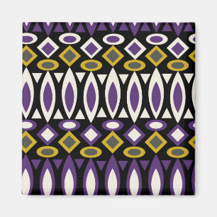 Tribal pattern magnet