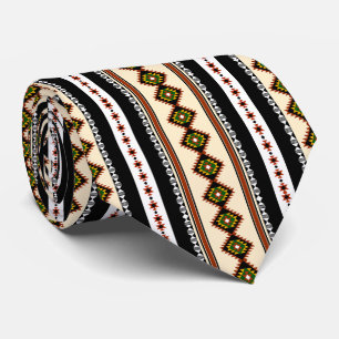 Tribal Pattern Native American Tie