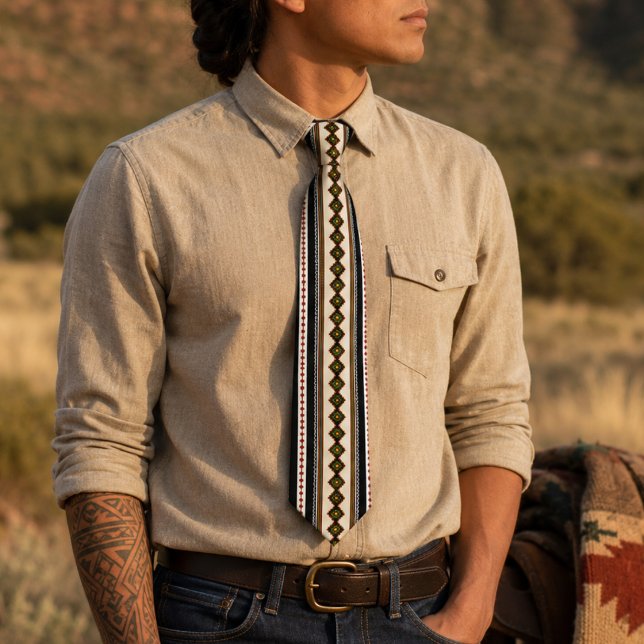 Tribal Pattern Native American Tie (Creator Uploaded)
