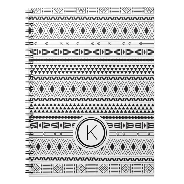 Tribal Pattern Notebook (Front)