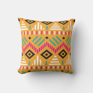 Tribal Pattern Throw Pillow