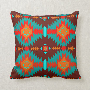 Tribal Pattern Throw Pillow