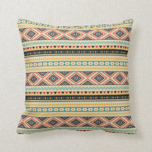 Tribal Pattern Throw Pillow