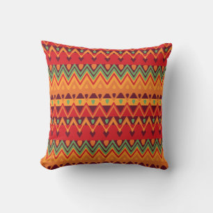 Tribal Pattern Throw Pillow