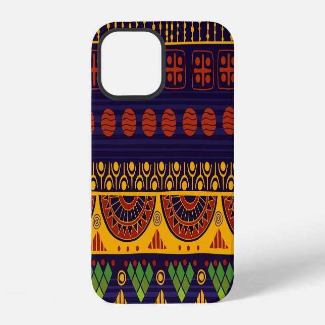 Tribal pattern, versatile for various uses. iPhone case (Back)