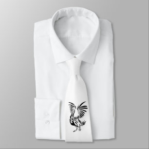 Tribal Pelican Art Neck Tie