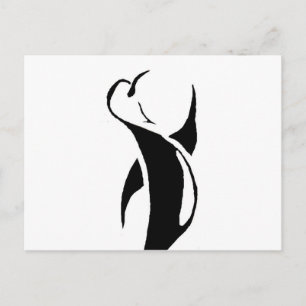 Tribal Penguin Postcard