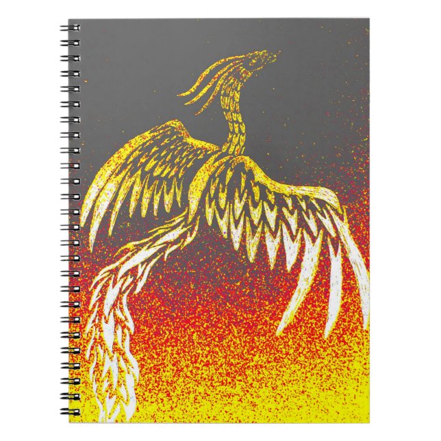 Tribal Phoenix Notebook (Front)