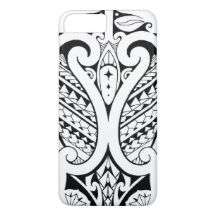 Tribal Polynesian tatoo with Samoan elements Case-Mate iPhone Case