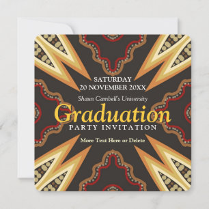Tribal Power Gathering Graduation Invitation