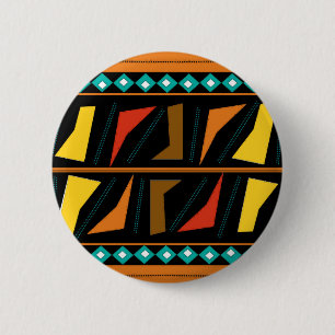 Tribal Print I 2 Inch Round Button