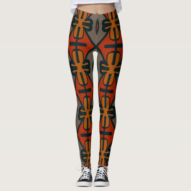 tribal print leggings (Front)