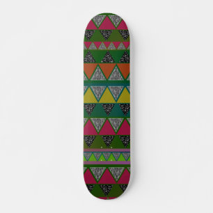 Tribal Print Skateboard