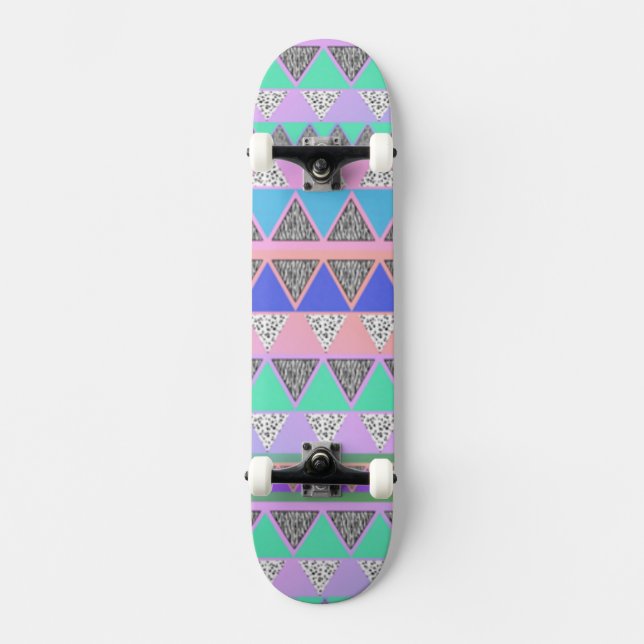 Tribal Print Skateboard (Front)