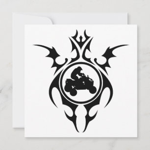 tribal quads invitation