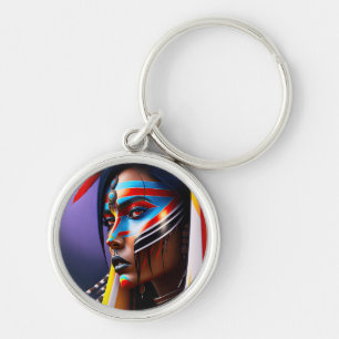 Tribal Queen Keychain