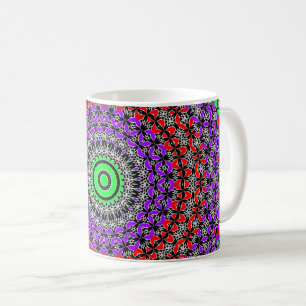 Tribal Quilt Mandala Coffee Mug