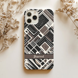 Tribal Retirement Gifts for African American Dad iPhone 16 Case