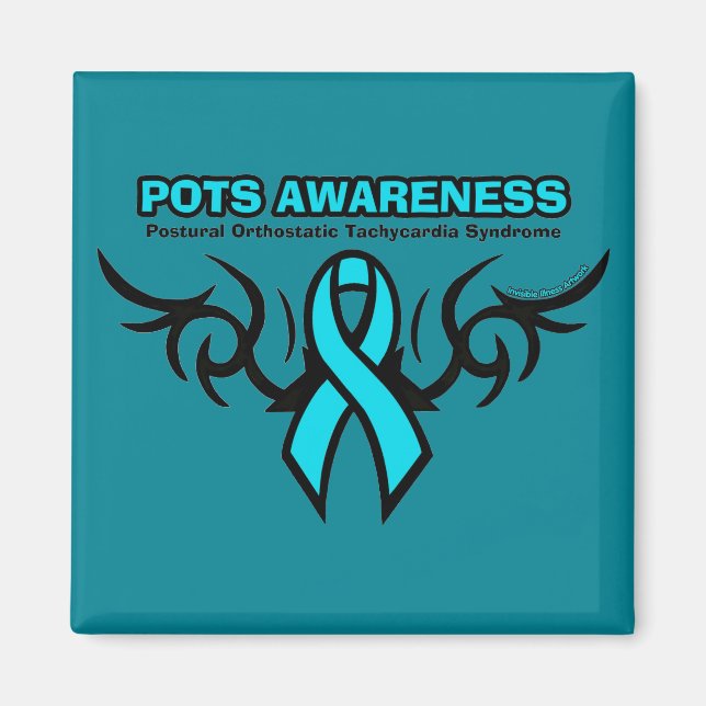 Tribal Ribbon...POTS Magnet (Front)