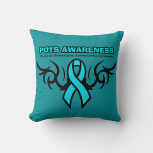 Tribal Ribbon...POTS Throw Pillow