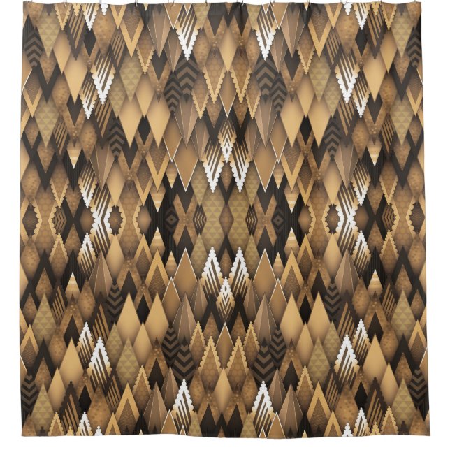 TRIBAL RUSTIC TRIANGULAR PATTERN  (Front)